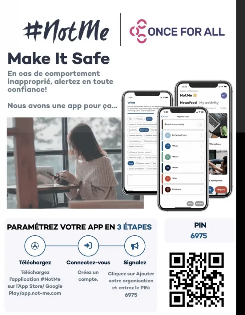 #NotMe tutoriel d'utilisation Once For All