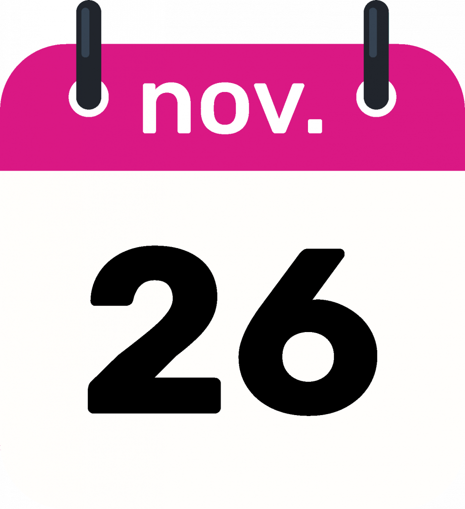 Calendrier 26 novembre